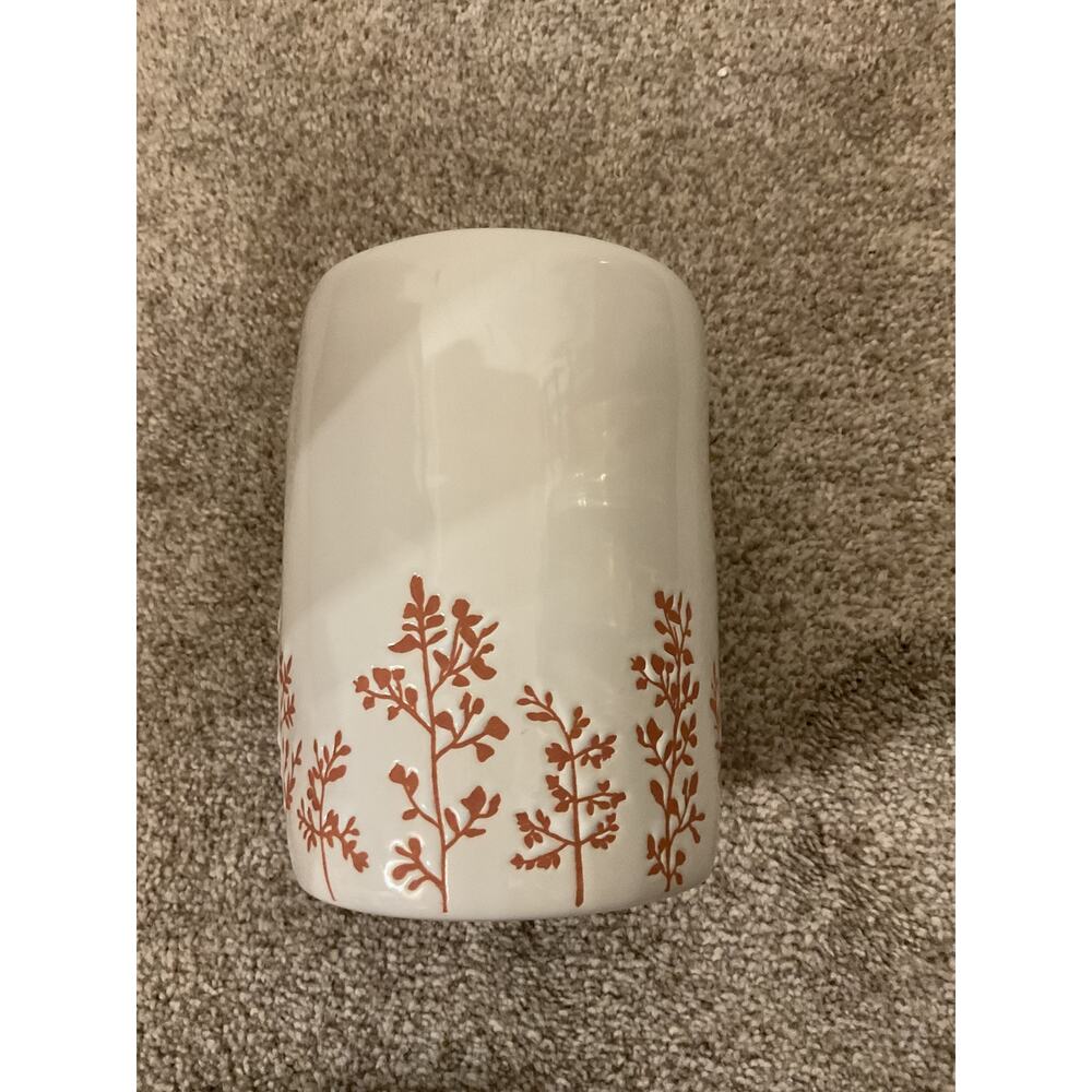 Bath & Body Works White Owl 3 Wick Candle Holder Ceramic Fall Woodland Decor - Picture 6 of 6